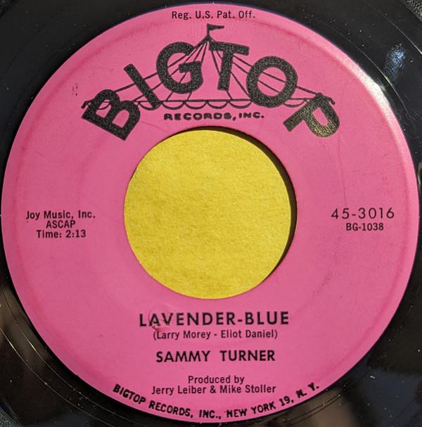 

7inch Record SAMMY TURNER - Lavender-Blue 453016 Bigtop 1959 US Rock Used