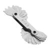 Stainless Steel Radius Fillet Gauge External Internal Concave Convex Measuring Tool (R1-6.5MM)