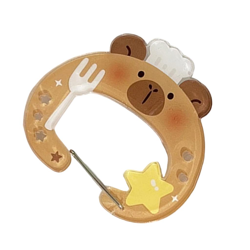 Liebliche Wasserschweine Acryl Schlüsselanhänger Haken für Taschen Schlüssel Schmuck Robuste Materialien Trendige Stile Accessoire