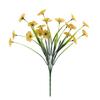Purple Artificial Spring Flowers Lifelong UV Resistant Fake Plastic Plants for Outdoor Home Decor Garden Beds Patio Kit