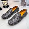 Fashion New Men Handmade Loafers Soft Moccasins High Quality Spring Autumn PU Leather Shoes Men Flat Driving Loafers for Men Size 48
