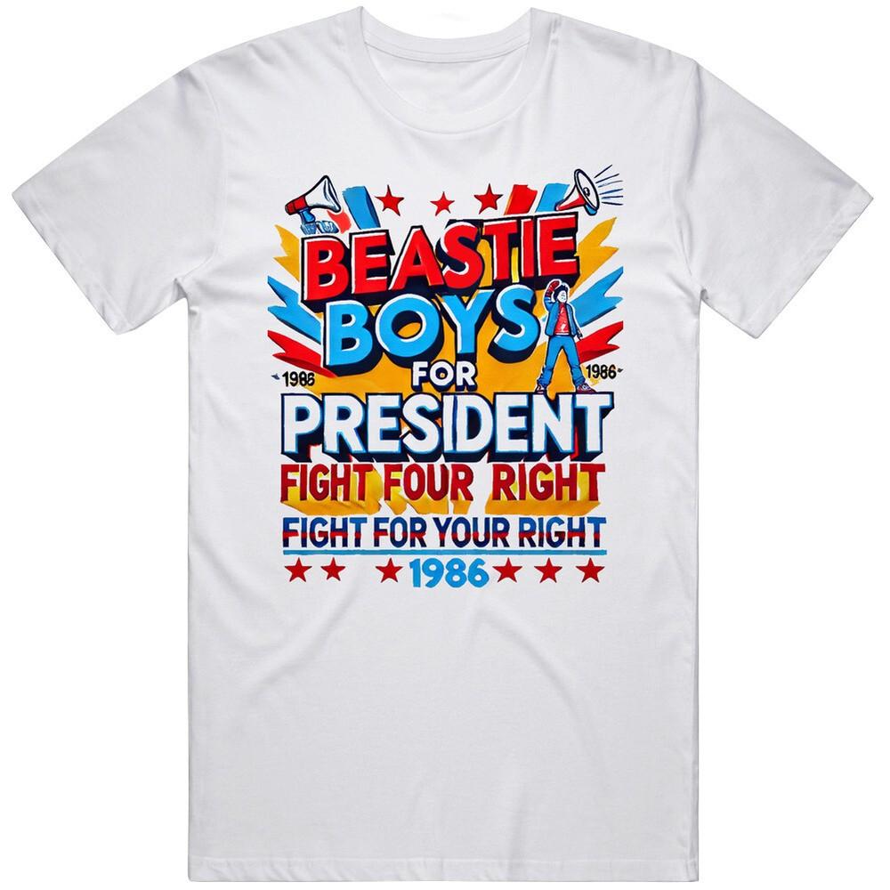 Nostalgic Presidential Slogan Beastie boys Fan T Shirt Unisex T-Shirt XXXXL