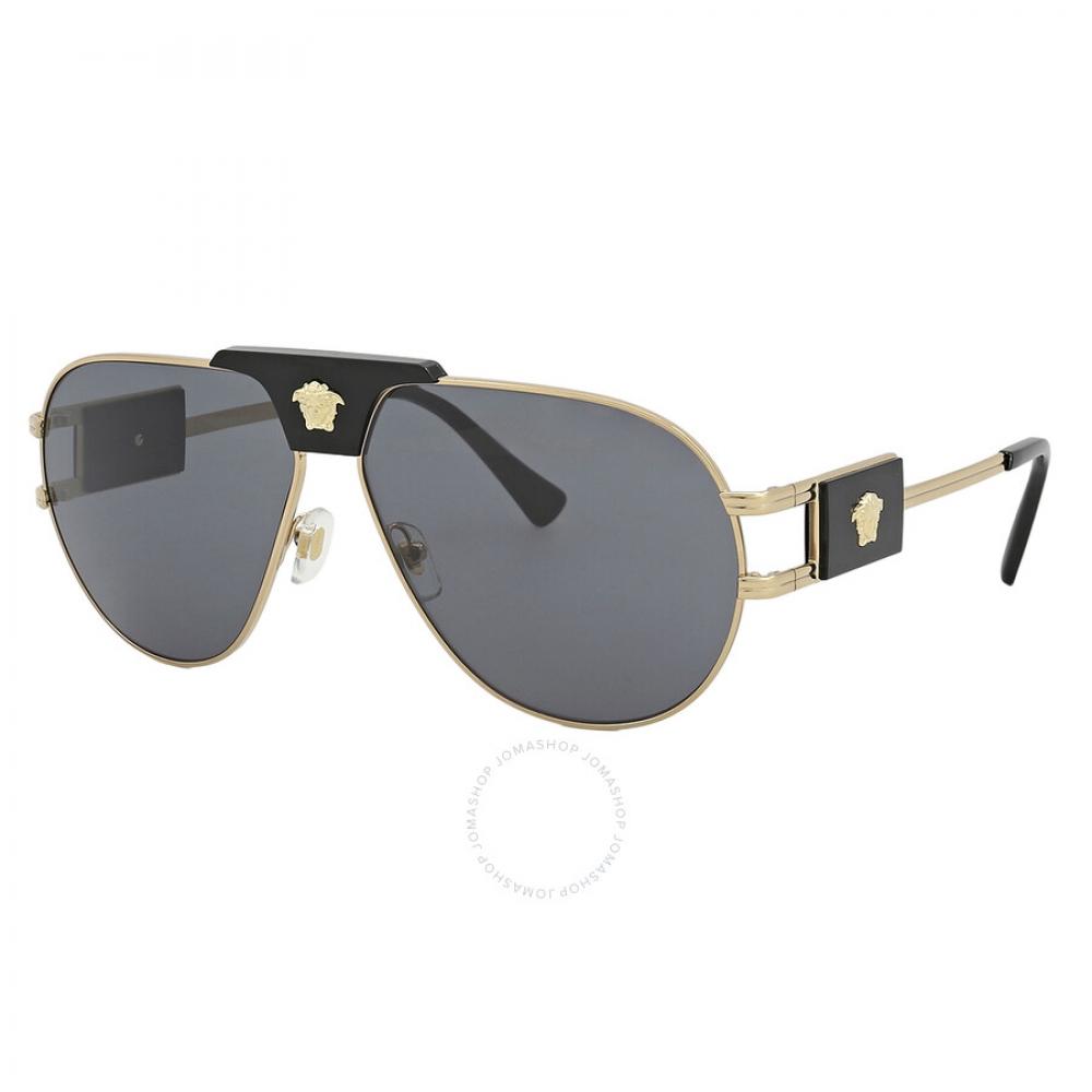 VerSace Dark Grey Pilot Men S SunglaSSeS Ve2252 100287 63