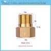 Copper 4-Point One-Way Water Check Valve for Heaters and Toilets