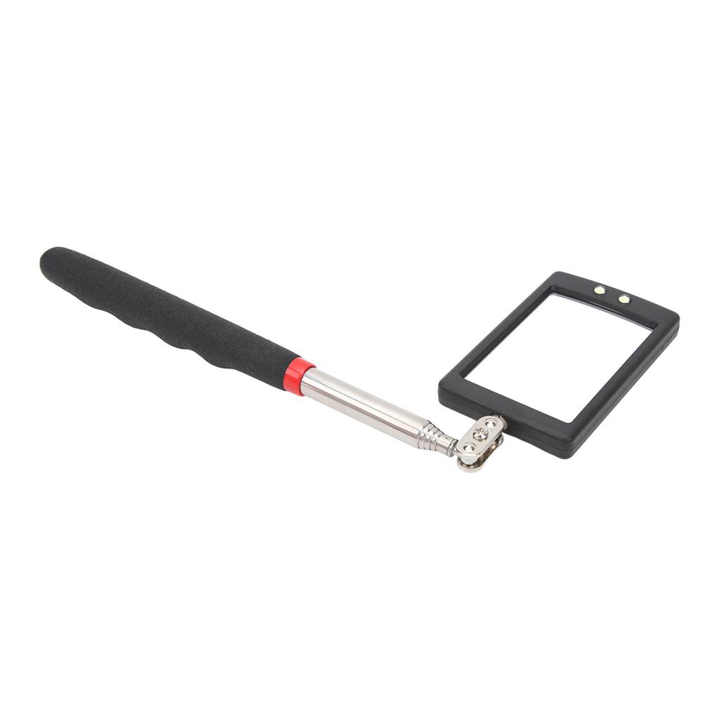 Telescopic Inspection Mirror LED Lighted 360 Degree Swivel for Automotive Mechanics Repair