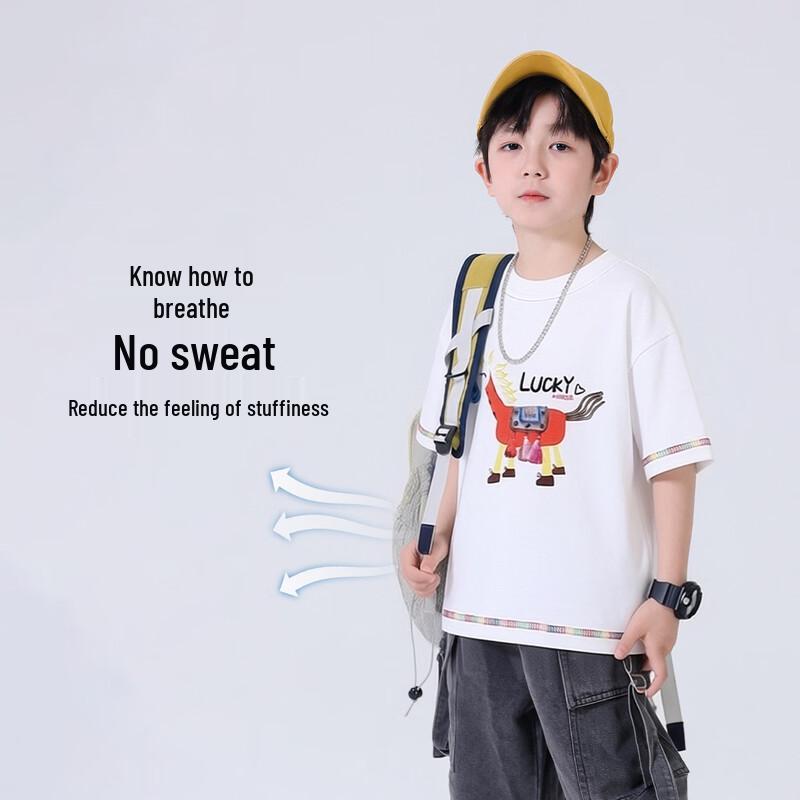 YOYO Fairy Tale Boys' Cotton Short Sleeve T-Shirt
