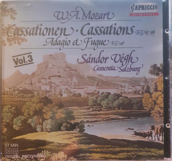 

CD MOZART WOLFGANG AMADEUS LUDWIG GU Cassations 2Adagio Fugue 10192 Capriccio 1987 Germany Classical Used