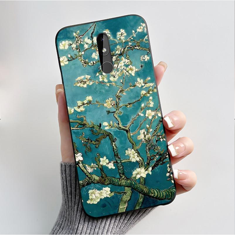 Phone Case For Nokia 3.2 TA-1156 TA-1159 TA-1164 Nokia 4.2 TA-1157 Case Fashion Butterfly Flowers Slim Black Soft Silicone Cover