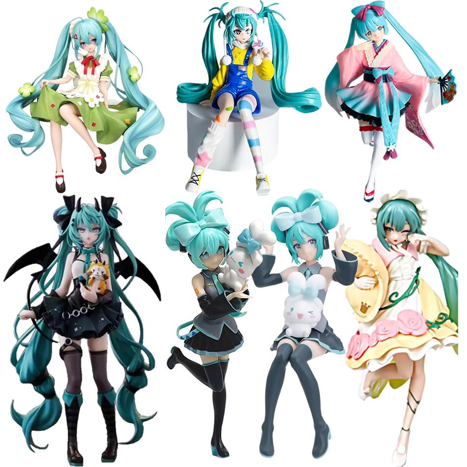 Anime Hatsune Miku Figure Multiple Styles Collection Figurine PVC Model Desktop Decoration Toy Gifts