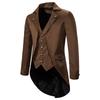 Mens Vintage Tuxedo Tailcoat Halloween Cosplay Stage Performance Suit for Adults