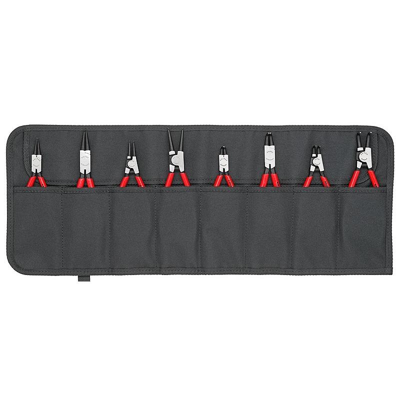 

Набор щипцов Knipex Kn-001958v01 для внутренних и наружных стопорных колец 8 пр.