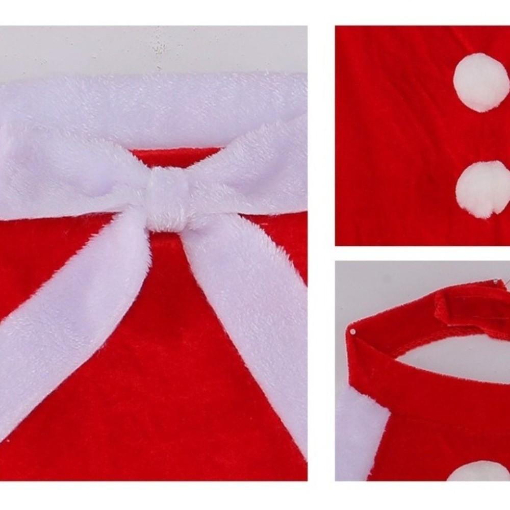 Red Christmas Dress Santa Claus Christmas Perform Costume Fashion Santa Claus Outfit  Xmas Suit