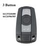66129268488 3 Buttons Car Key Case Cover Key Shell For BMW 1 3 5 6 Series E90 E91 E92 E81 E82 E84 E87 E88 E71 Auto Accessories