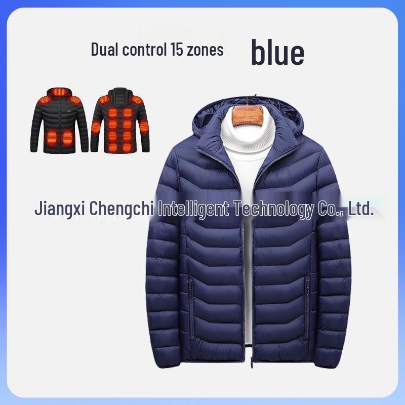 USB-beheizte Baumwolljacke mit einstellbarer Temperaturregelung