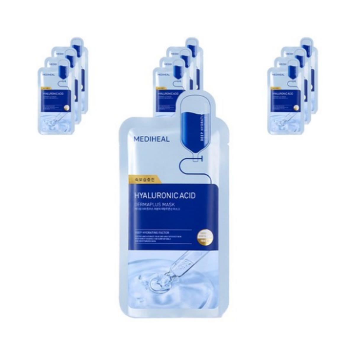 

Mediheal Derma Plus Низкомолекулярная гиалуроновая кислота Маска-пак 20 мл — Упаковка из 10 штук (английский)