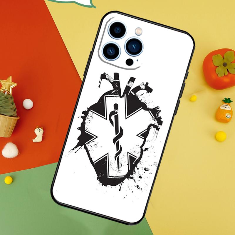 Emergency Medical Star of Life Phone Case For iPhone 17 Pro Max 16 15 14 13 12 11 Pro Max Plus 12 13 Mini 16e 17 Air Cover