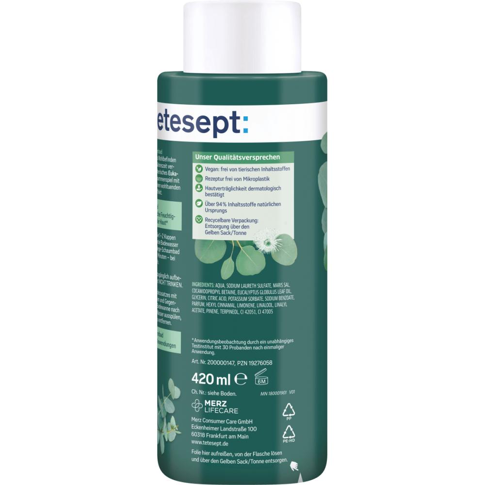 Tetesept Bath Salt Bubble Bath Cold Time 420ml