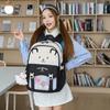 Large Capacity Cartoon Backpack Student Backpack Womens Leisure Use Educational