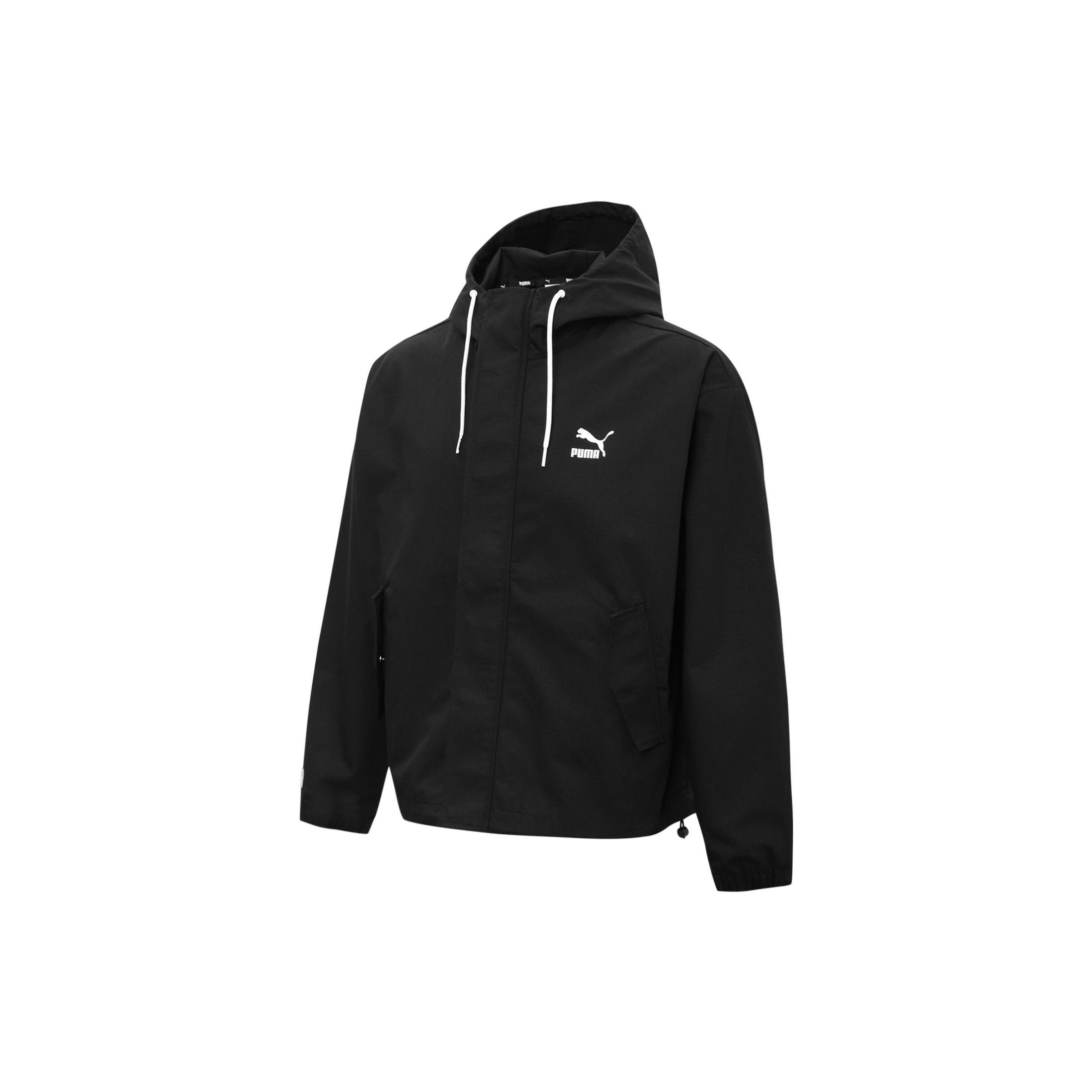 

PUMA Windbreaker Hoodied Jacket Black 537523-01 XS