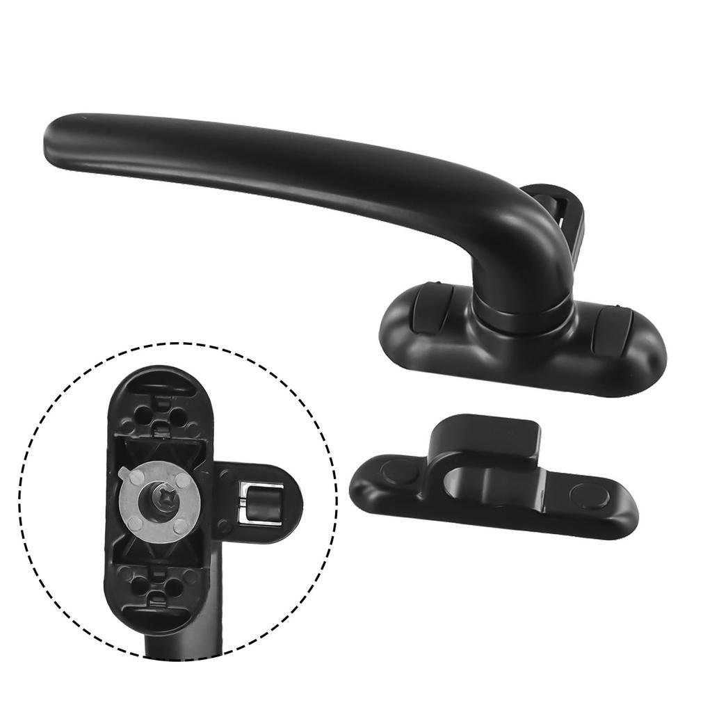 Aluminum Alloy Sash Handle Anti-Theft Door Handle Door And Sash Handle For Window Handle Lock Comfortable Flat Locking Handle
