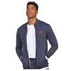 SikSilk Mens Mock Neck Raglan Long-Sleeved Athletic Track Top