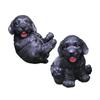 Animal Sculpture Dog Statue Gift Home Decor Resin Puppy Figurine Ornament for Desktop Cabinet Living