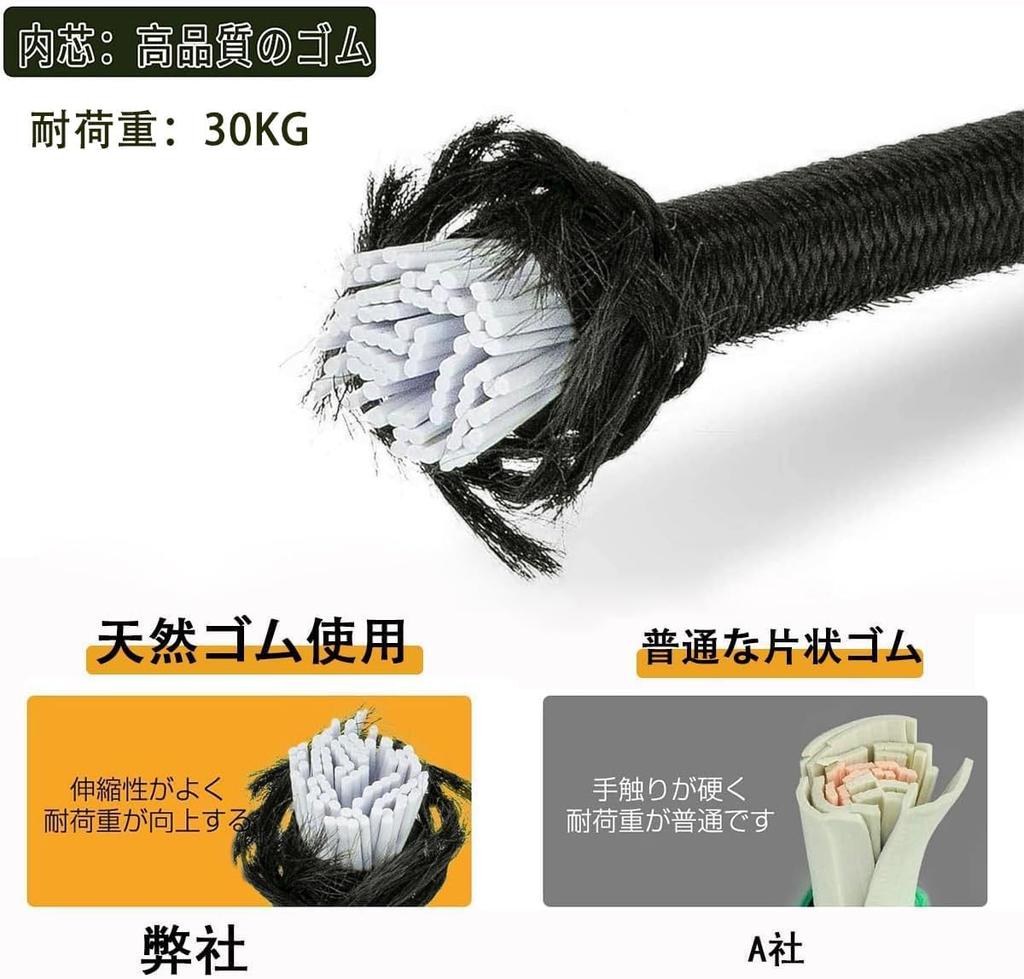 Tension rope twin hooks, elastic rope rubber hooks, tent accessories,