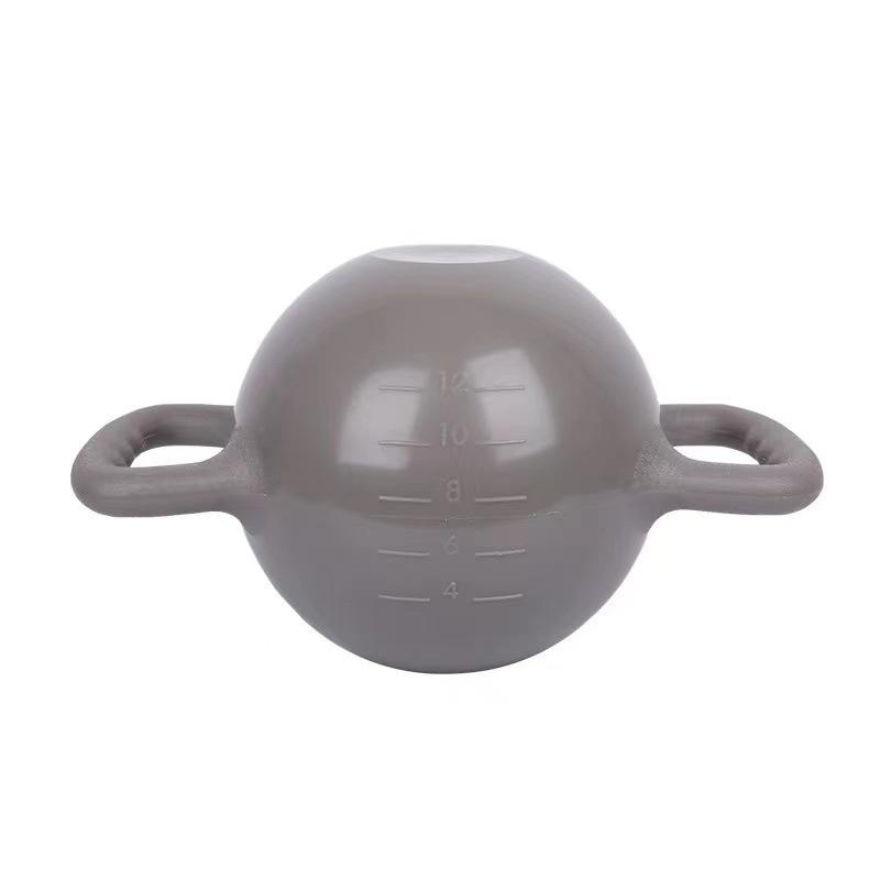 Verstellbare Doppelgriff Yoga & Pilates Kettlebell Hantel mit füllbarem Gewicht
