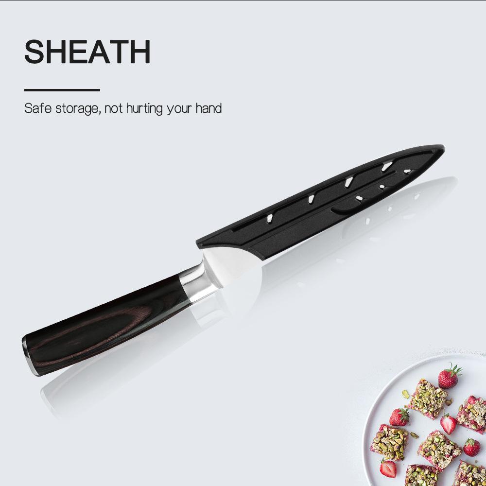 

5,5-дюймовый нож для обвалки из нержавеющей стали, японский нож для филе без костей, гибкий острый нож для мяса, нож для нарезки, кухонный инструмент