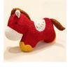 Traditional Horse Plush With Embroidered Pattern For Living Room Decor And Gift