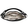 Fashionable Crescent Shoulder Bag with Multiple Zippers and Pocket Details Simple Crossbody Bag Solid Color Suitable for Daily Shopping