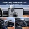 QOOVI Magnetischer Autotelefonhalter Armaturenbrett Handyständer Entlüftungsmagnet 360° drehbar GPS-Halterung für iPhone 16 15 Xiaomi Samsung