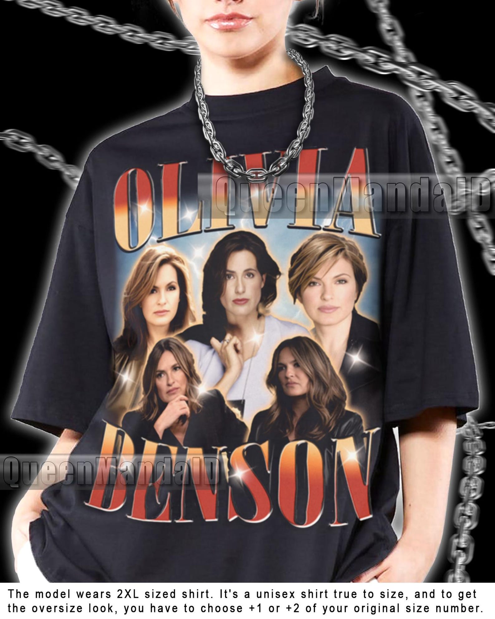 Olivia Benson 90s Retro Law Order Fan Tee, Unisex Vintage Style Shirt R055 4XL