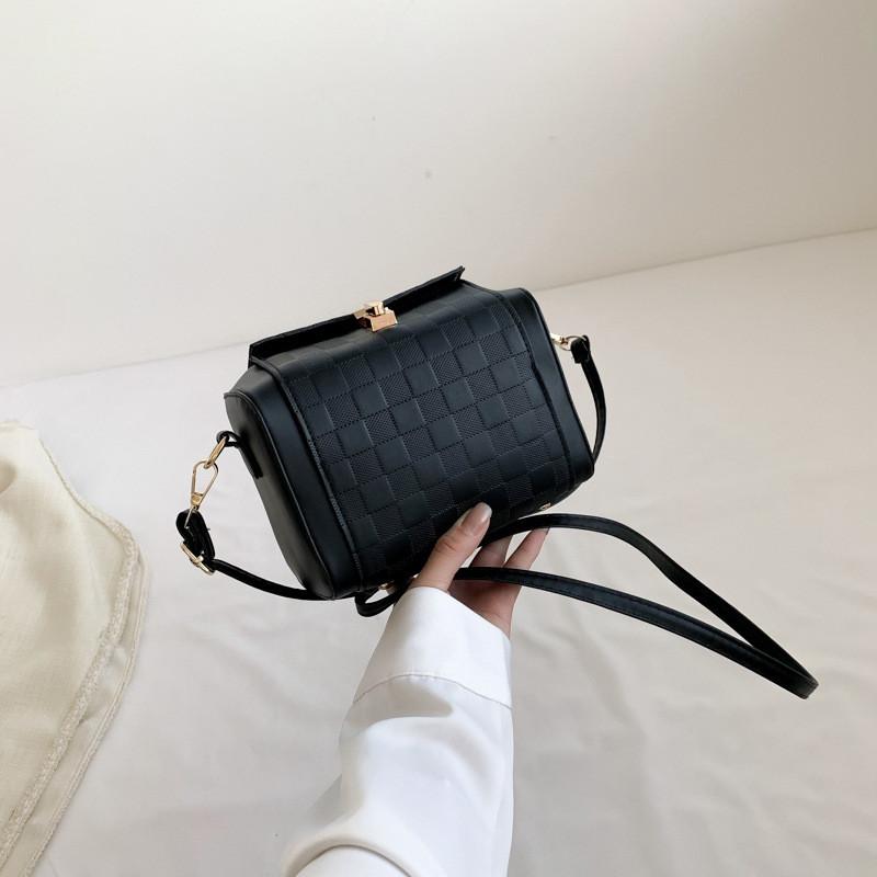 

Versatile Pu Leather Retro Shoulder Bag For Women Ideal For Summer Street Style Fashion чёрный
