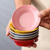 Ceramic Small Round Dishes Household Appetizer Plates for Snacks & Dipping Sushi Soy Sauce Vinegar Saucer Kitchen Tableware