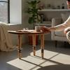 Wooden Accent Table Unique Artisan Wooden Coffee Table Solid Wood Side Table Organic Shaped Wooden Stool, Furniture Teakwood Side Table