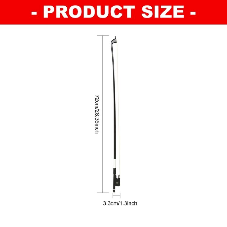 Octagonal Cello Bows for 4/4 Size Enhances Grip Flexibility and Reliable Musical Artistries for Various Skill Level