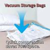 4 Sizes Reusable Vacuum Bags with Hand-Pump Vacuum Compression Sealer Bag Mini Vacuum Sealer Machine for Clothes Organizer