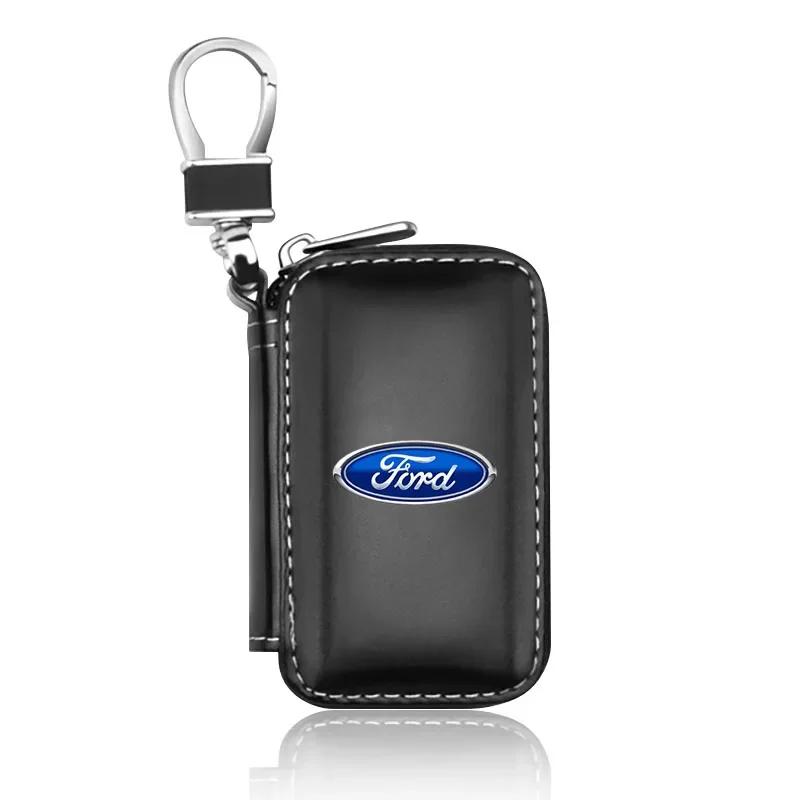 

Car Sticker 2026 2025 Hot For Ford Car KeyChain Unisex Key Bag Multifunction Organizer Key Wallet For Ford Focus 3 2015-2018 Kug