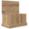 Vidaxl Cassapanca, Rovere Artisan, 30X50X28 Cm, Materiale a Base di Legno