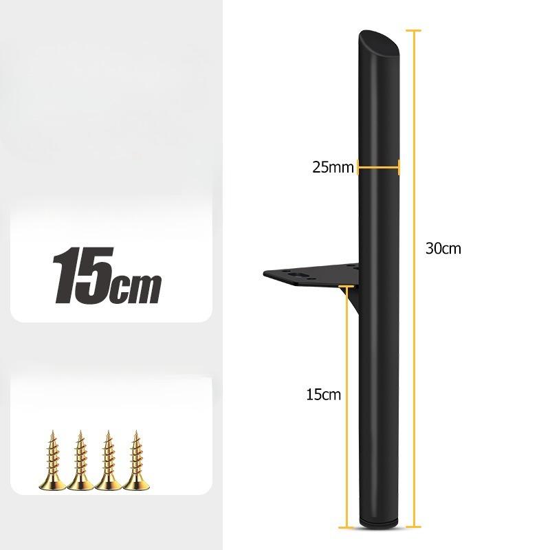 4pcs Metal Thicken Bathroom Sofa Coffee Table Cabinet TV Cabinet Table Edge Support Legs Furniture Support Legs Hardware Feet