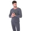 Lenjerie termică pentru bărbați Călduroasă căptușită cu fleece Set maiou și pantaloni lungi Set strat de bază casual pentru vreme rece