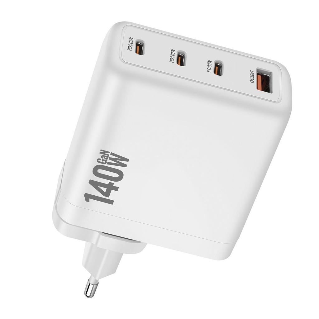 140W Gallium Nitride PD3.1 Multi-port Fast Charger for Laptops & Phones