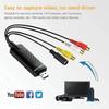 USB 2.0 Video Audio Converter Capture Card Easy Cap TV DVD VHS To Computer Adapter for DVR Digital Recording