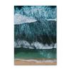 Coastline Blue Ocean Wall Poster Print Sea Reef Nordic Canvas Painting Landscape Modern Home Picture Decoration Living Room Art