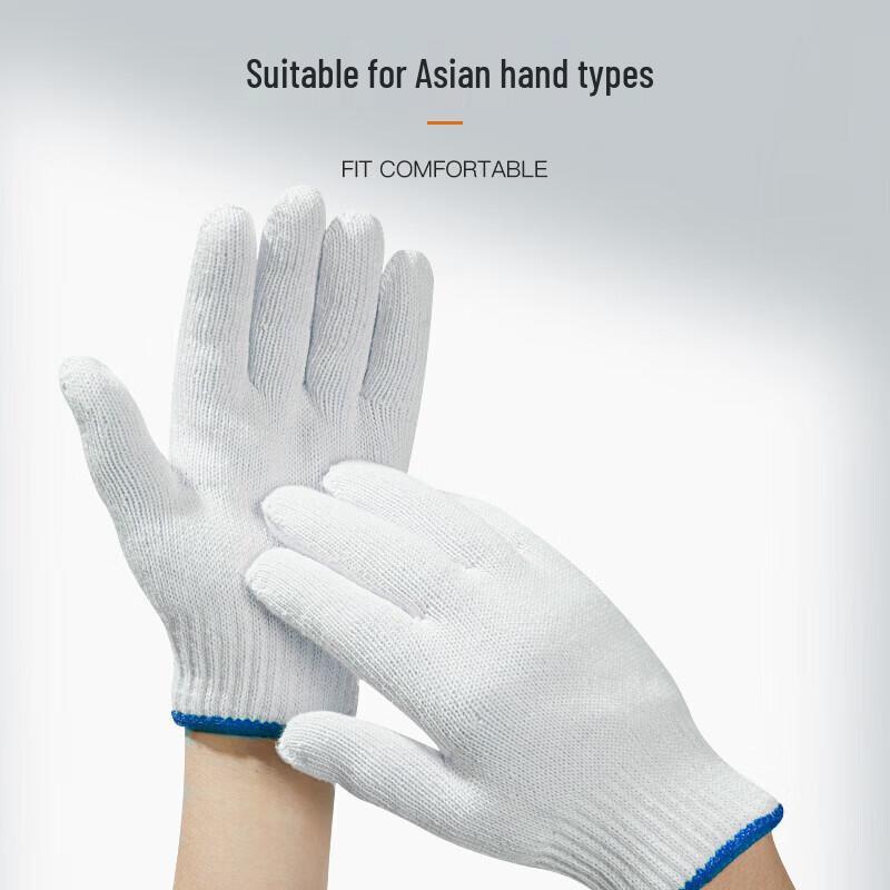 HANDUNYOU Heavy-Duty Latex Work Gloves