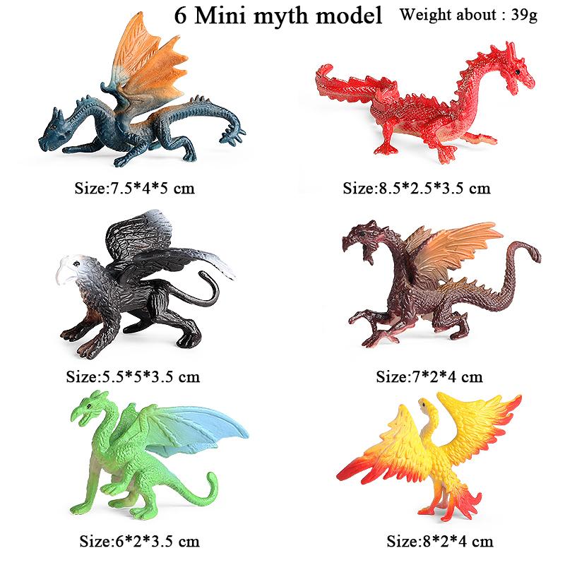 Oenux Mini Jurassic Stegosaurus Saichania Solid PVC Dinosaur World Animal Model Action Figures Collection Toy For Kids