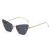 JYL TS Sunglasses UV Diamond Letter F Cat Eye/90317