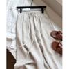 High Waist Women Wide Leg Pants Summer Thin Loose Casual Pants Korean Solid All Match Straight Trousers