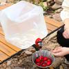 Contenedor de Agua Plegable con Grifo, Jarra de Agua Portátil de Gran Capacidad de Grado Alimenticio para Camping Coche Viajes